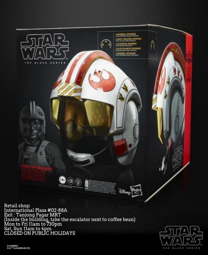 hasbro star wars the black series luke skywalker battle simulation helmet
