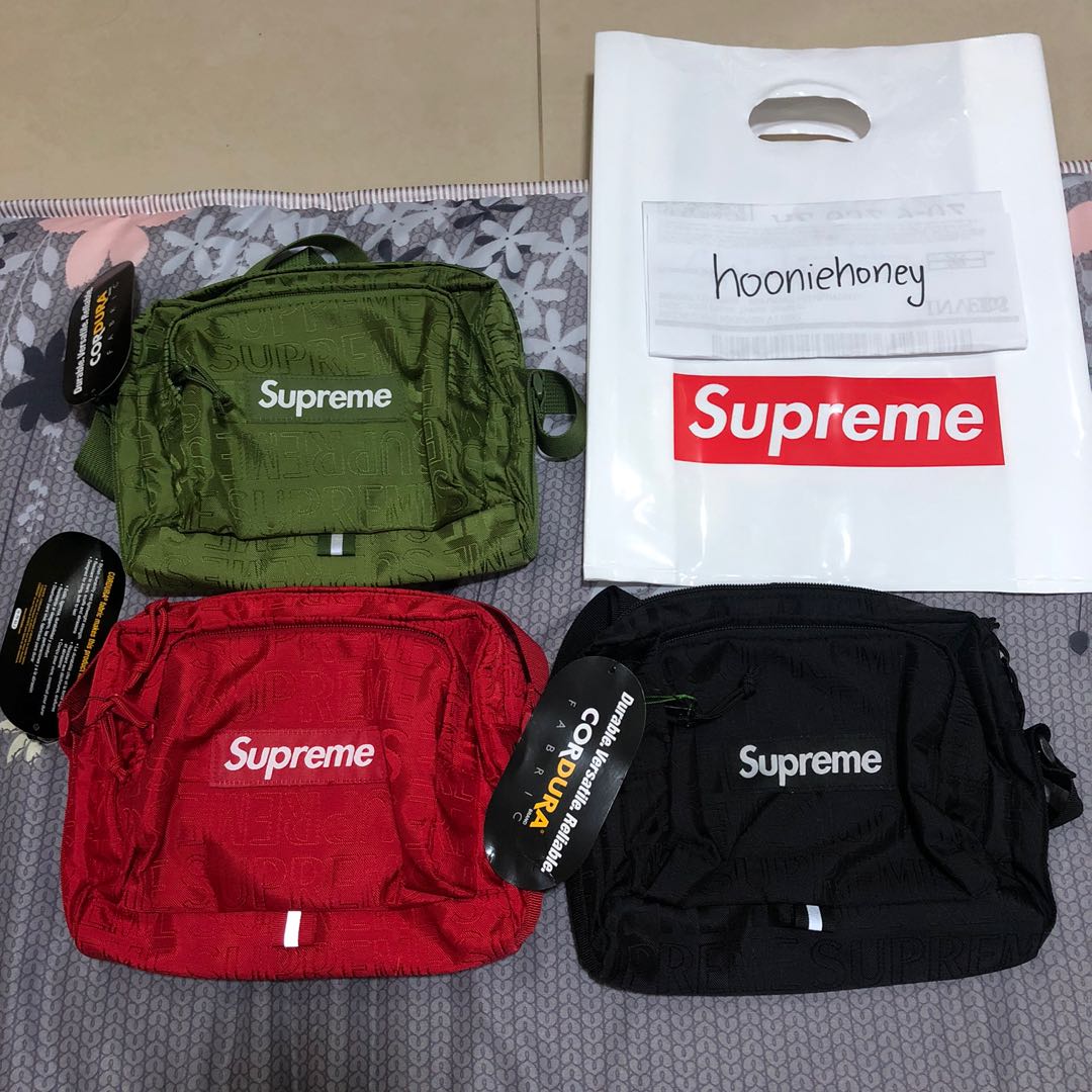 Supreme SS19 Shoulder Bags, Men&#39;s Fashion, Bags & Wallets, Others on Carousell