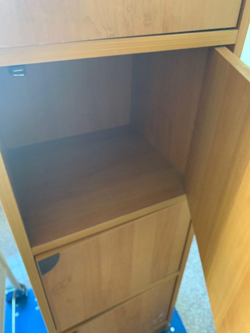 Tall Cabinet With 5 Shelves Furniture Shelves Drawers On Carousell