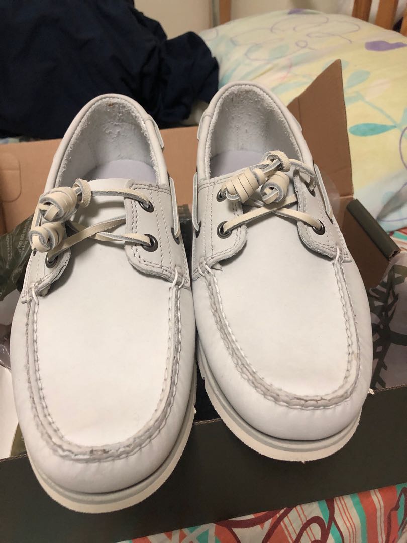 Light grey boat shoes store