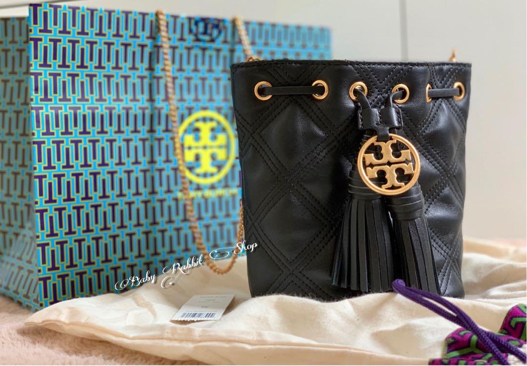 Tory Burch Chelsea Quilted Drawstring Bag Carousell