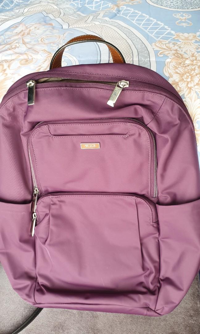 tumi backpack pink