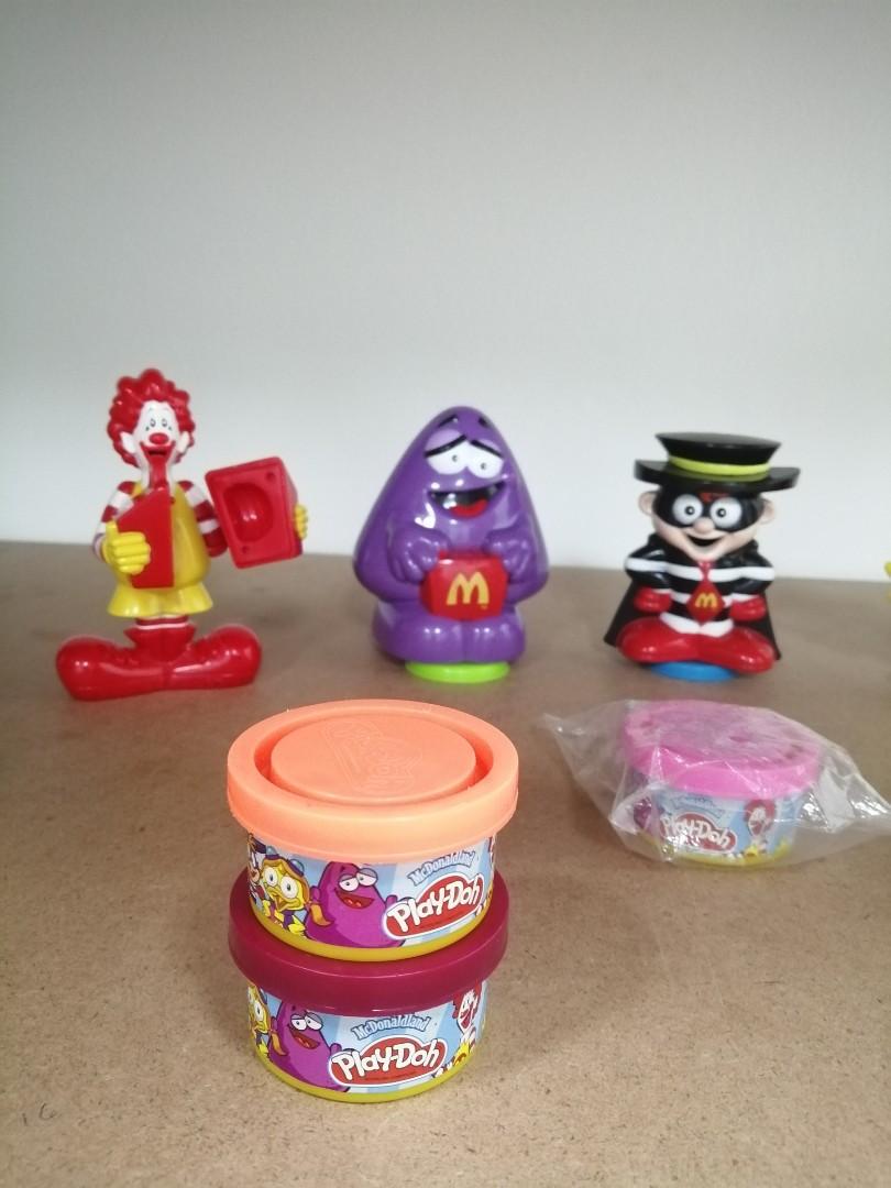 VINTAGE HAPPY MEAL BUDDIES X PLAYDOH COMPLETE, Toys & Games, Action