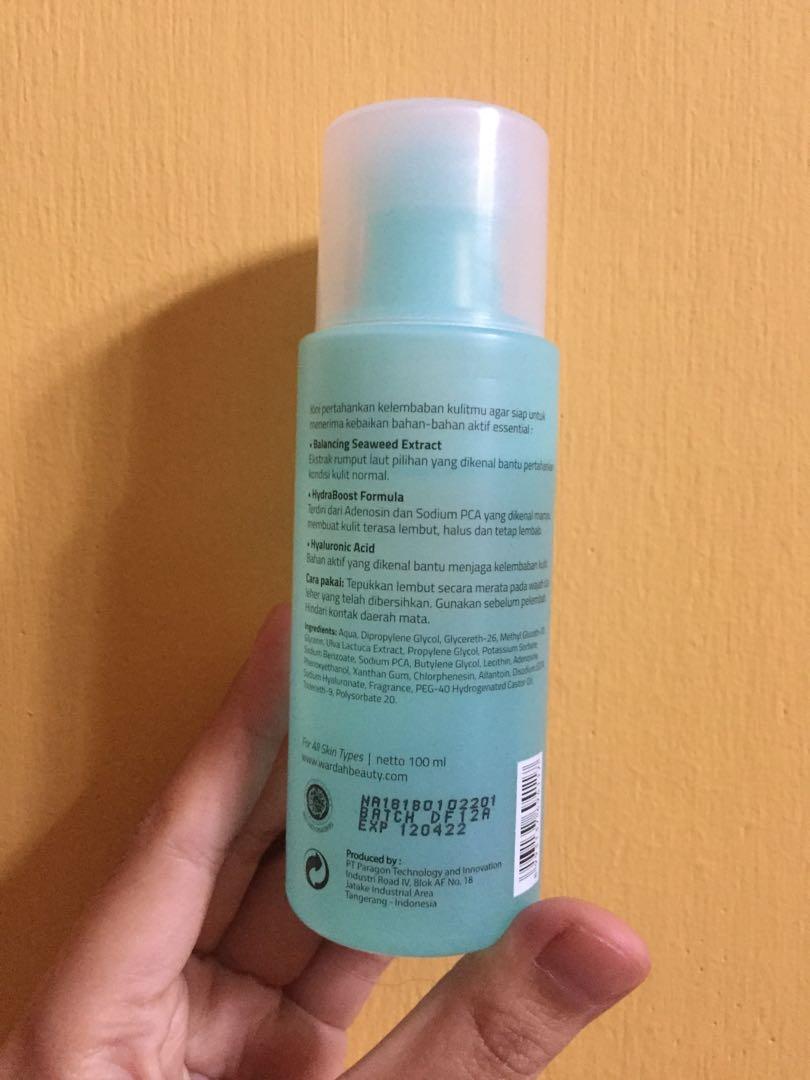 Wardah seaweed primary skin hydrating booster, Kesehatan & Kecantikan