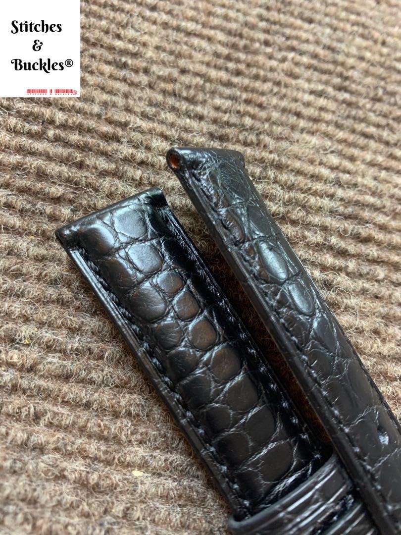 Alligator watch on sale strap 18mm