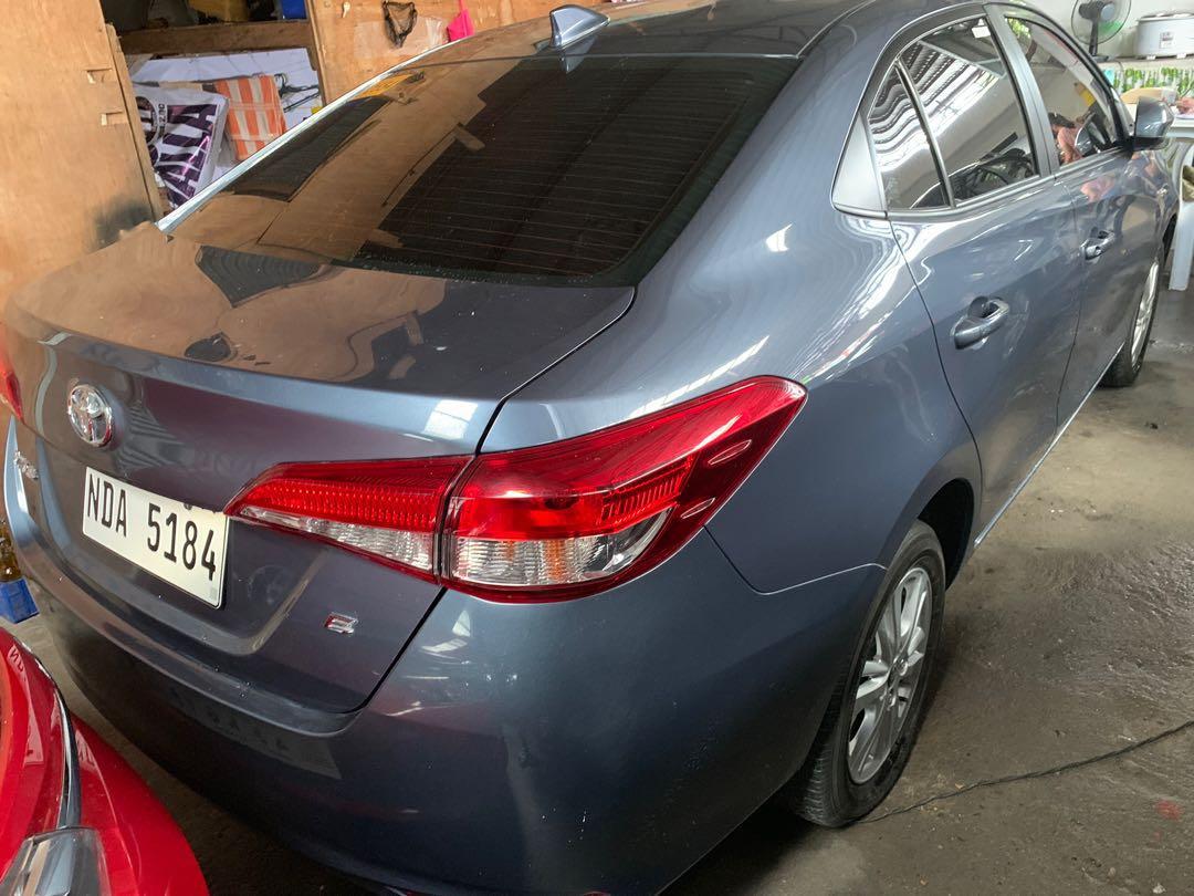 Grayish blue toyota