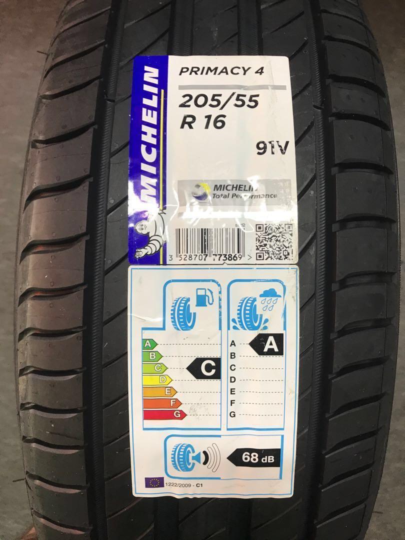 205 55r16 Michelin Primacy 4 Latest Model Car Accessories