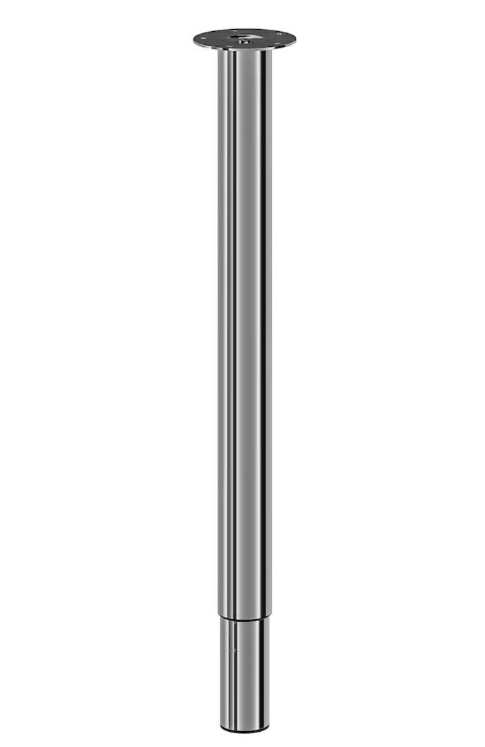 55 for 3 Ikea GERTON Height Adjustable Table Leg Chrome, Furniture