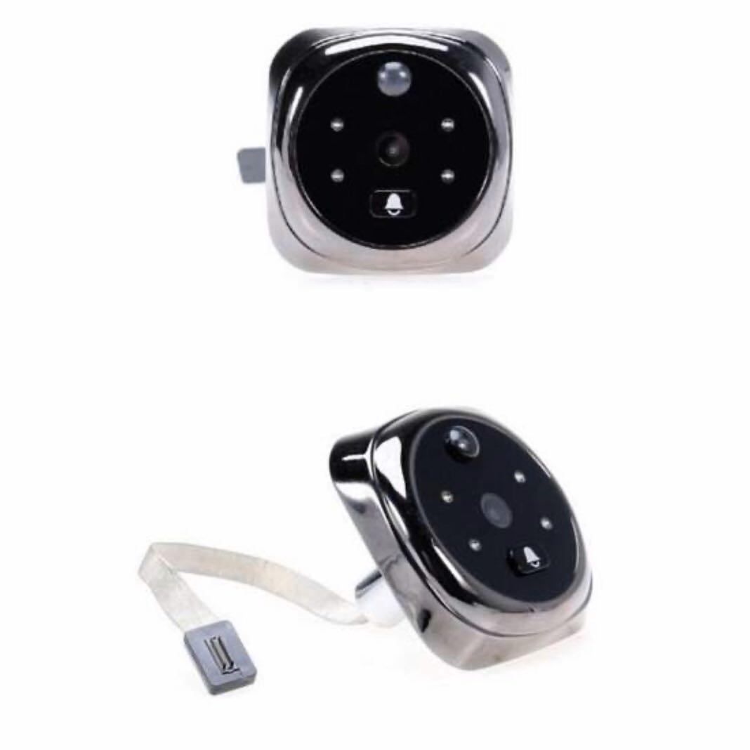 4.3 inch digital peephole door viewer 3X Zoom Multilanguage Motion Sensor IR Night vision 32