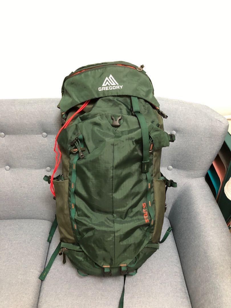 Gregory backpack camping