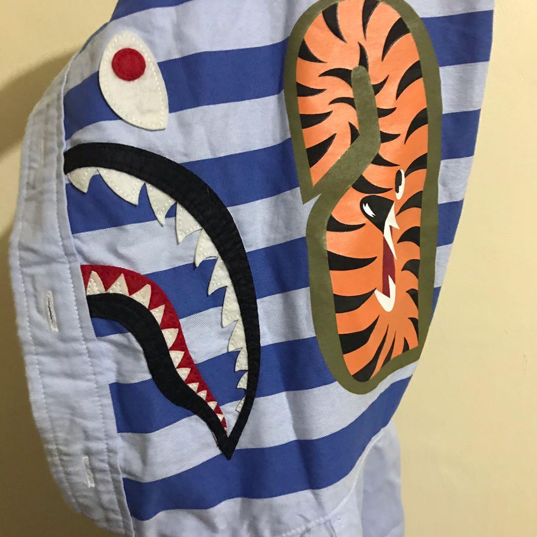 BAPE SHARK long sleeve (Category: Tshirts & Polo Shirts ) located in Cavite. Submitted by circa1925 (Listing ID 259514760, Image 3). Description: Bape Shark longsleeve small mens / medium womens excellent condition authentic / legit 3,500 freeshipp.