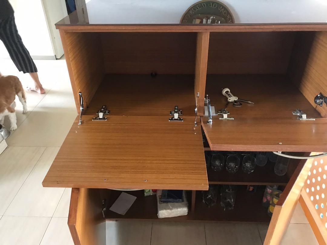 Bar Cabinet With Wall Mounted Unit Furniture Tables Chairs On
