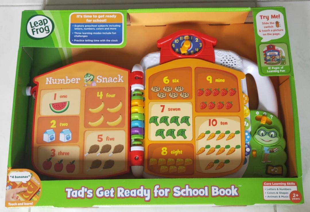 Brand New Leapfrog Tad S Get Ready For School Book Hobbies Toys Books Magazines Children S Books On Carousell