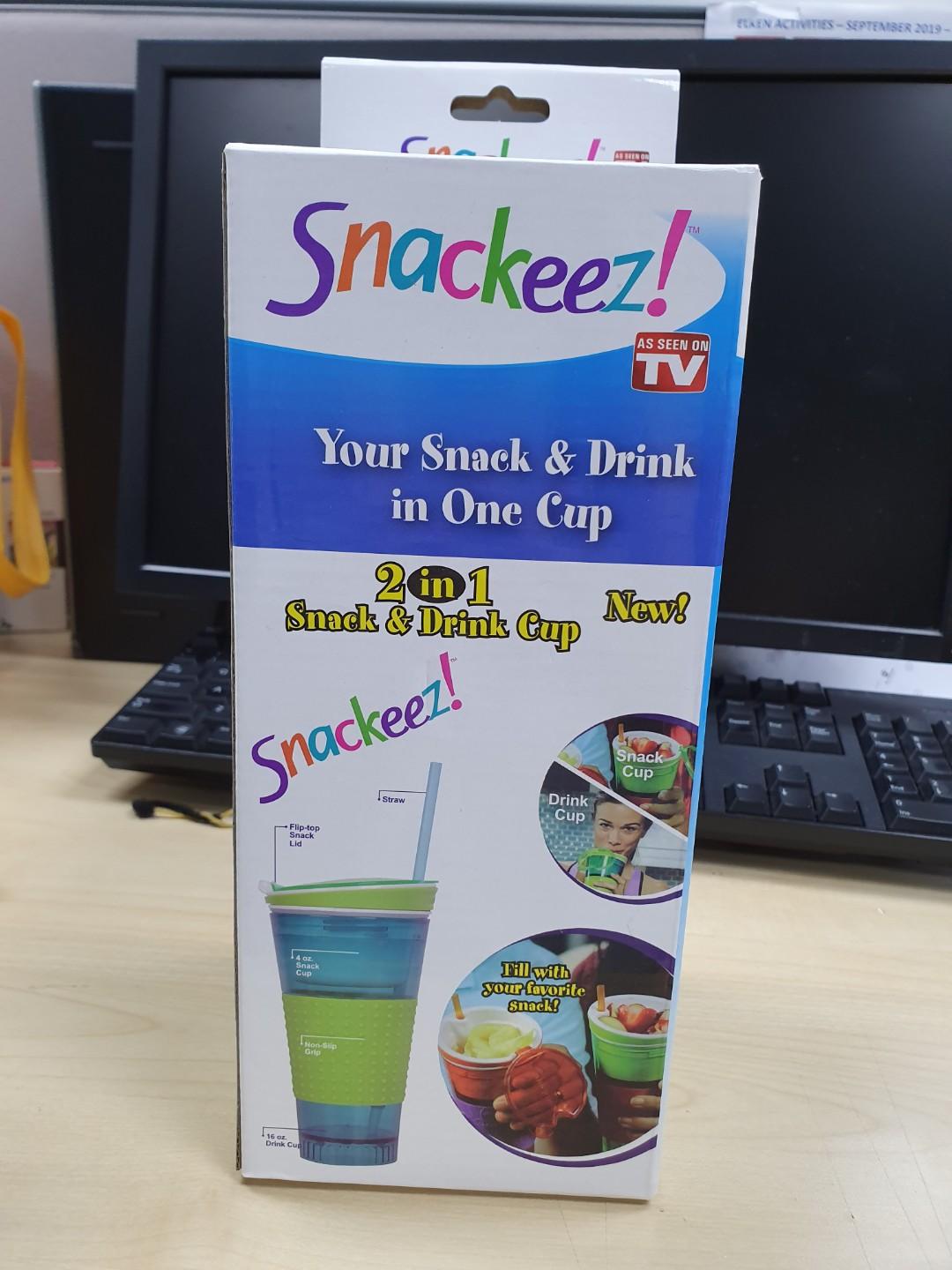 Snackeez Launches Next Generation 2-in-1 Snack & Drink Cup