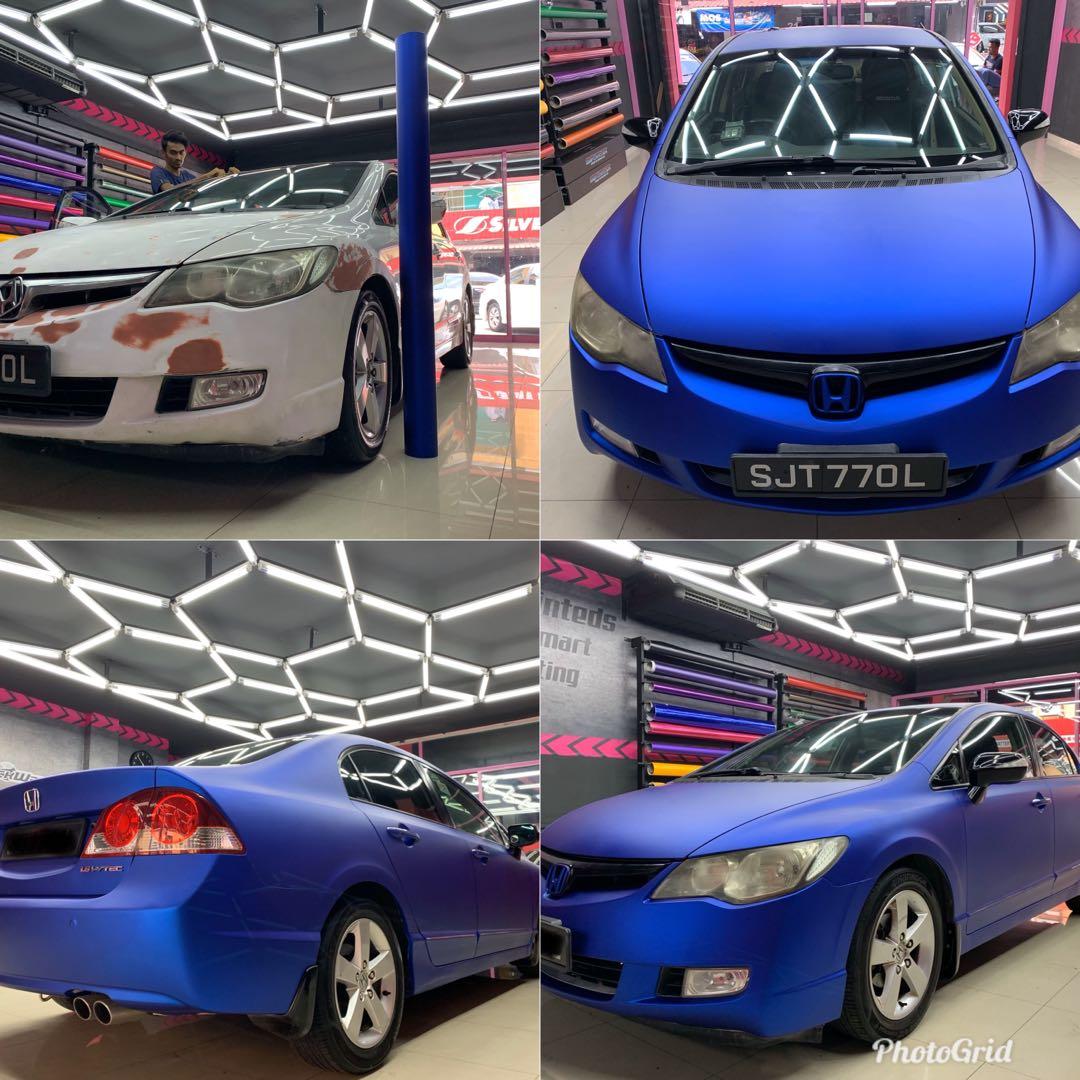 Car Wrapping At Johor Bahru Car Accessories Car Workshops Services On Carousell