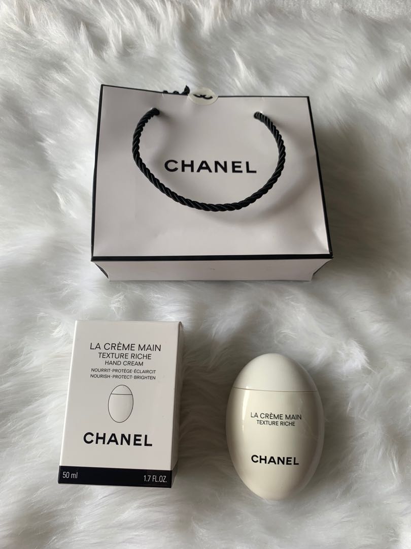 CHANEL LA CRÉME MAIN TEXTURE RICHE HAND CREAM, Beauty & Personal Care,  Face, Face Care on Carousell