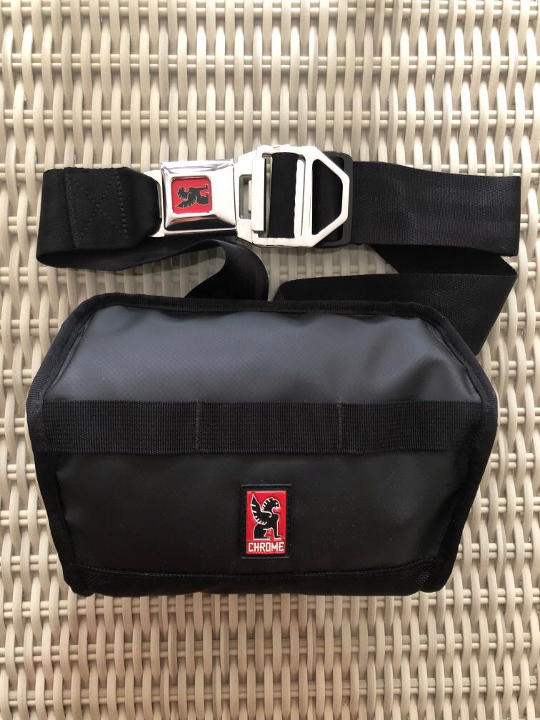 Chrome Industries Authentic black Niko sling camera bag for SGD 79 Sports Equipment Bicycles Parts Parts Accessories on Carousell