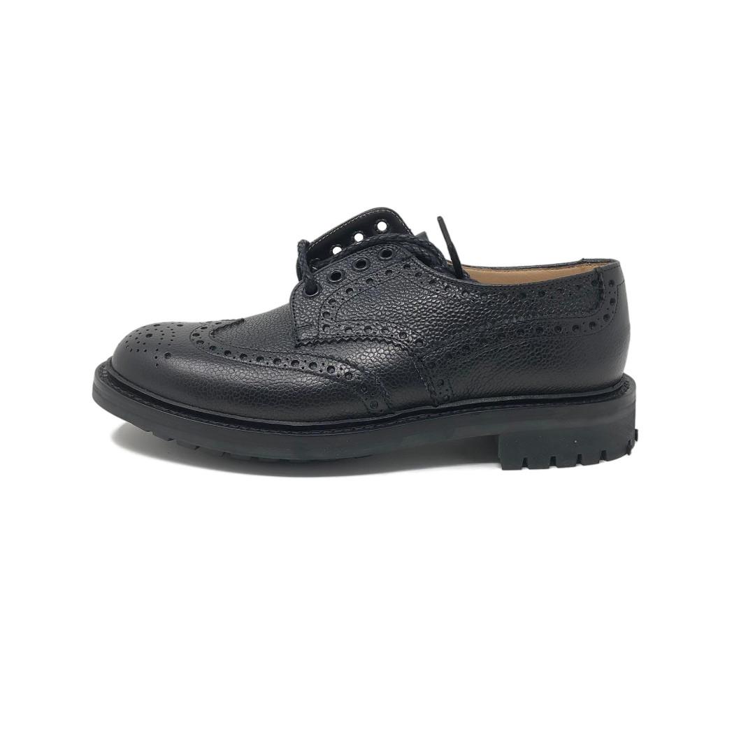 Mens black shop brogue shoes