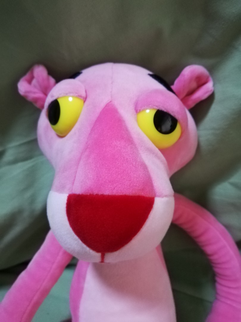 Pink panther plush miniso store