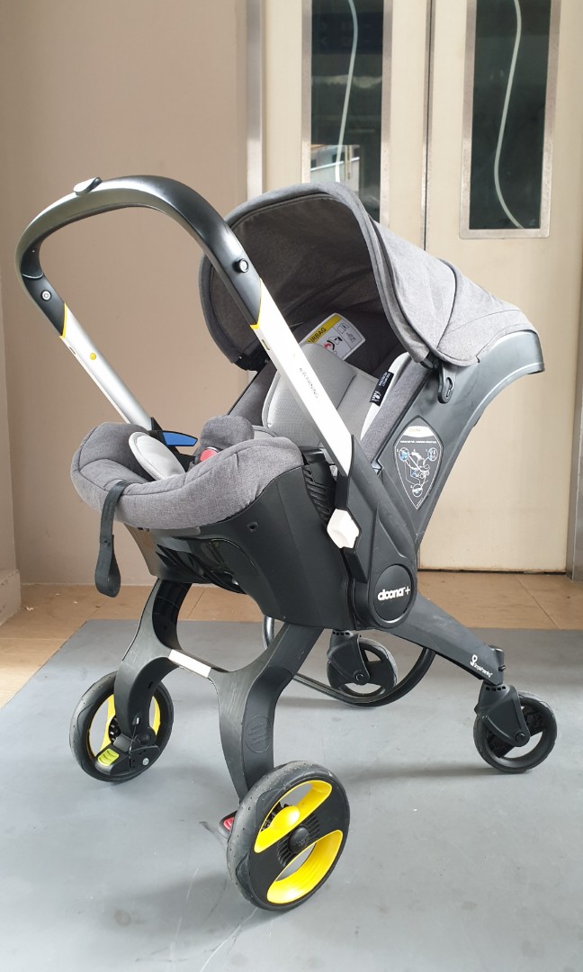 Doona + Stroller grey colour, Babies & Kids, Going Out, Strollers on