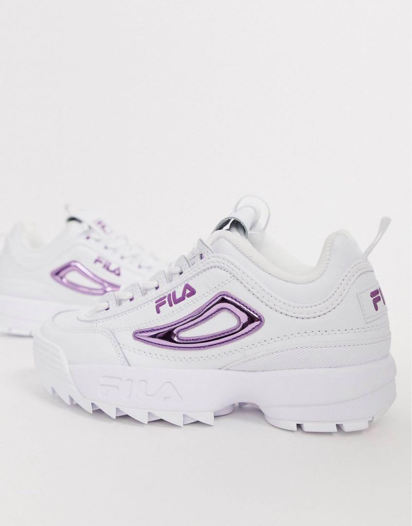 fila disruptor lila
