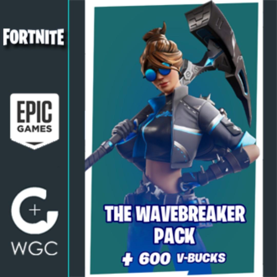 Fortnite Wavebreaker Pack Pc Ps4 Xbox One Nintendo Switch Mobile Video Gaming Video Games On Carousell - play roblox fortnite and minecraft on pc ps4 and mobile with you