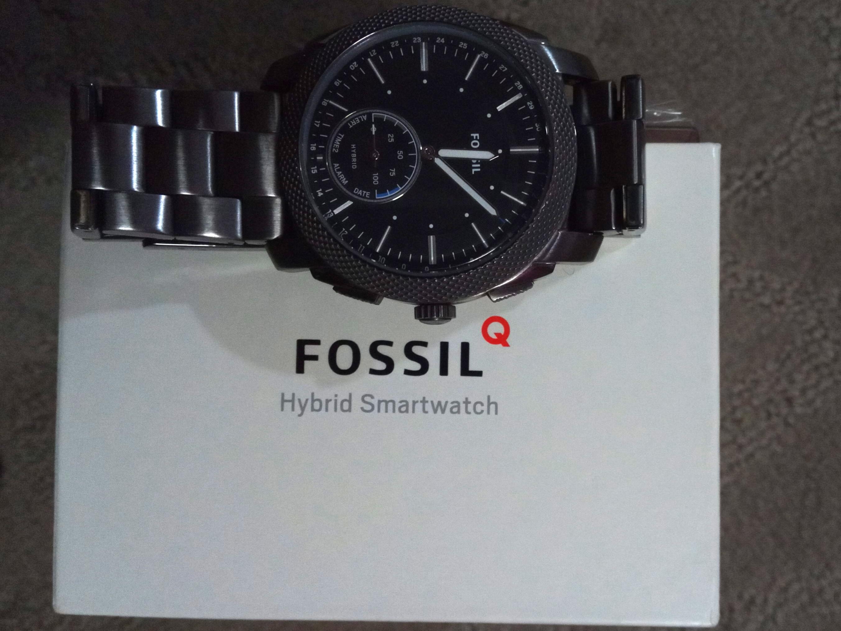 fossil hybrid smartwatch machine