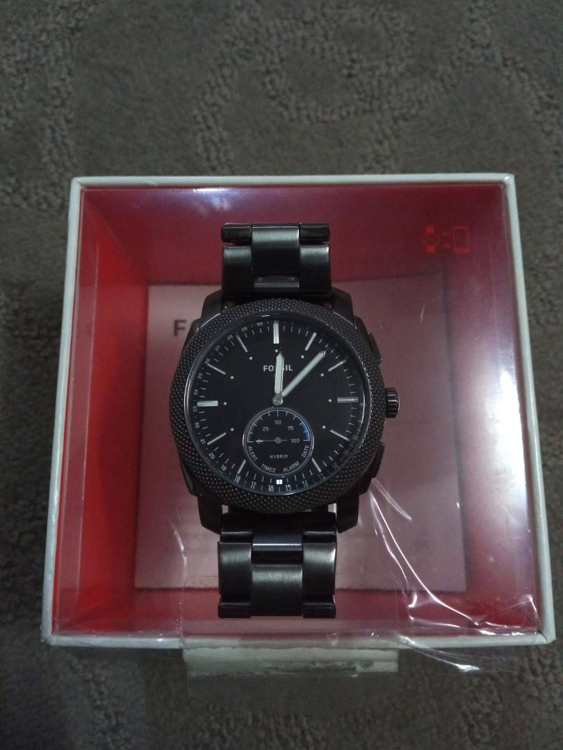 Fossil Q HYBRID SMARTWATCH MACHINE SMOKE STAINLESS STEEL Mobile