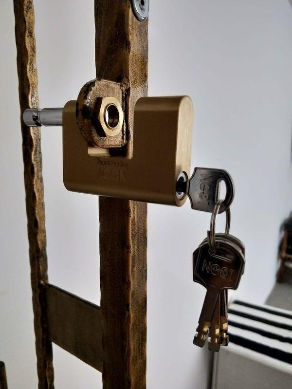 HDB gate padlock 108BKR, Furniture & Home Living, Bathroom & Kitchen