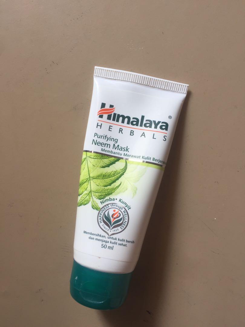 Himalaya Purifying Neem Mask Kunyit Health Beauty Skin Bath Body On Carousell