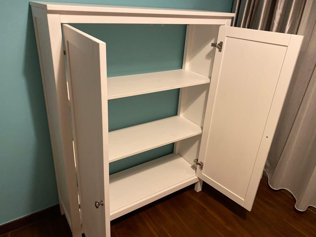 Ikea Cabinet Hemnes Furniture Home, Hemnes Bookcase With Doors