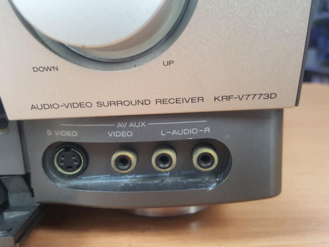 Kenwood AV Surround Receiver 6 Channel Input, Audio, Soundbars