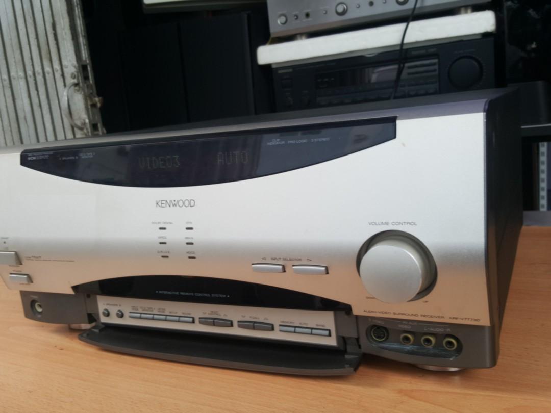 Kenwood AV Surround Receiver 6 Channel Input, Audio, Soundbars