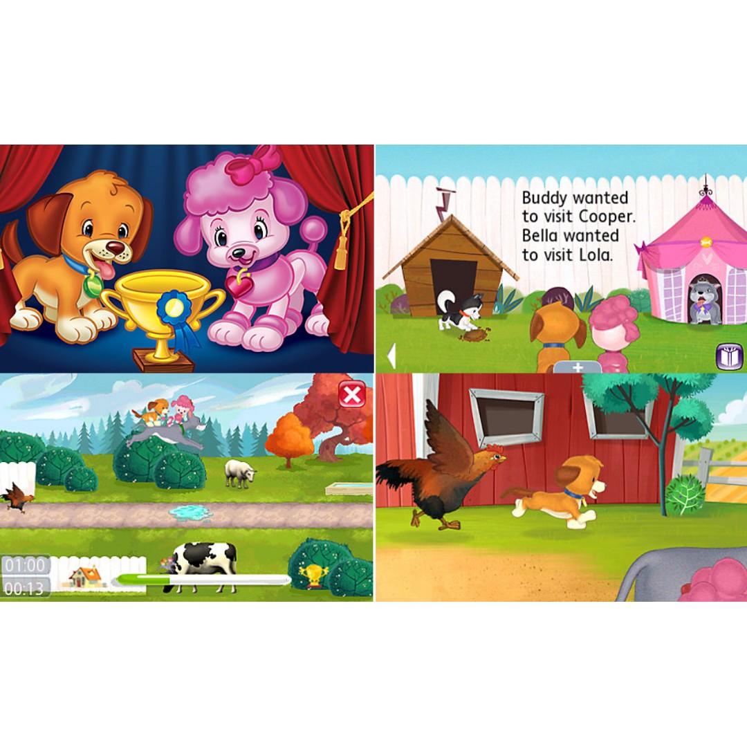 LeapFrog兒童學習遊戲機帶Leapster LeapPad Kids Learning Game Pet Pals Ultra