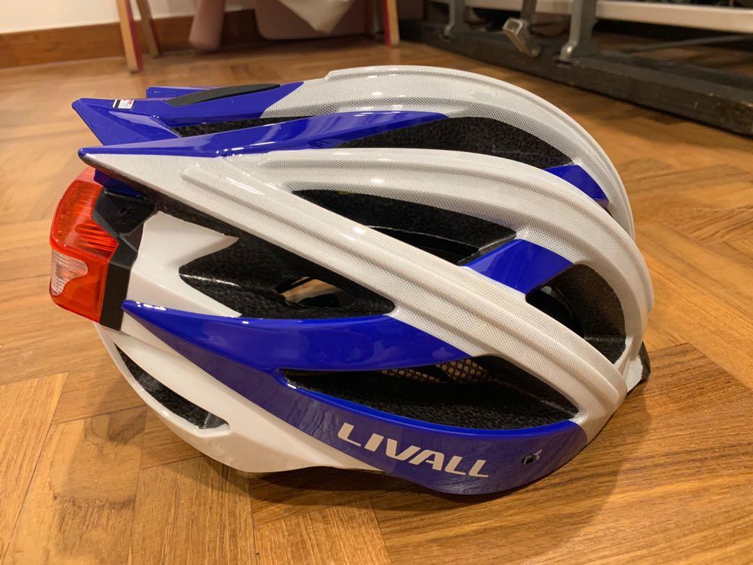 Livall Cycling Helmet With Turn Indicators Bluetooth Mic Speakers Bicycles Pmds Parts Accessories On Carousell
