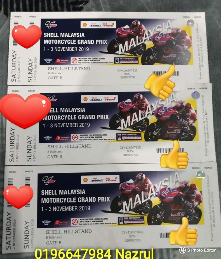 MotoGP Malaysia Ticket, Everything Else, Others on Carousell