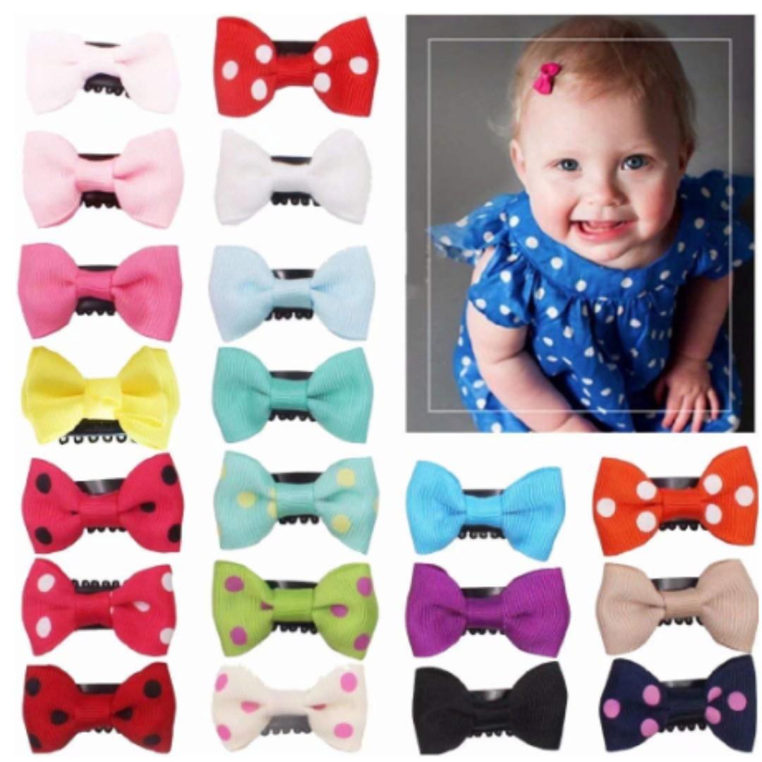 baby girl hair bow clips