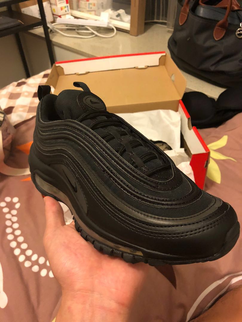 Nike air 97 cheap black and gold