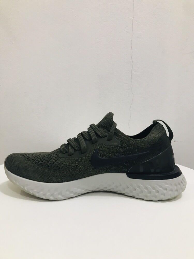 Nike Epic React Flyknit Green Matcha Women s Fashion Footwear Sneakers on Carousell
