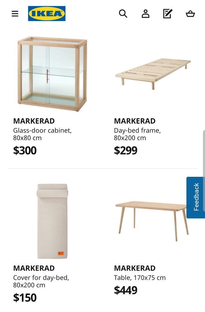 Off white top ikea table
