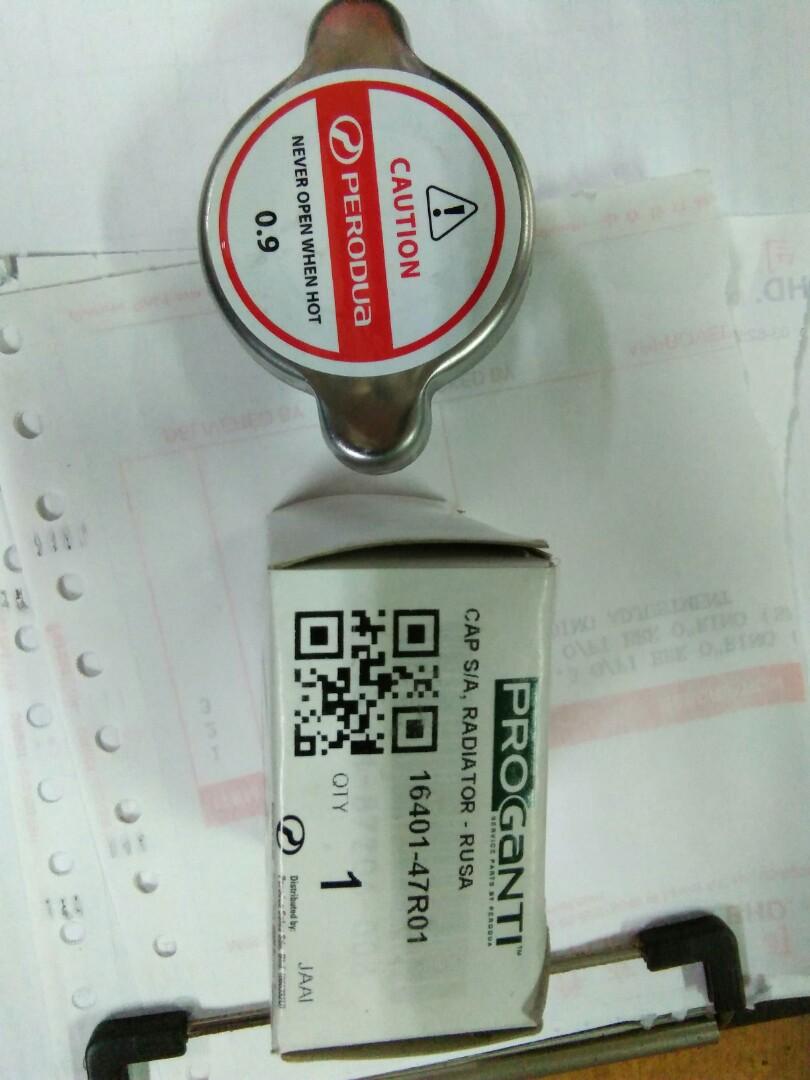 [ORIGINAL] Saga Iswara Rusa Radiator Cap (0.9 Spring), Auto Accessories