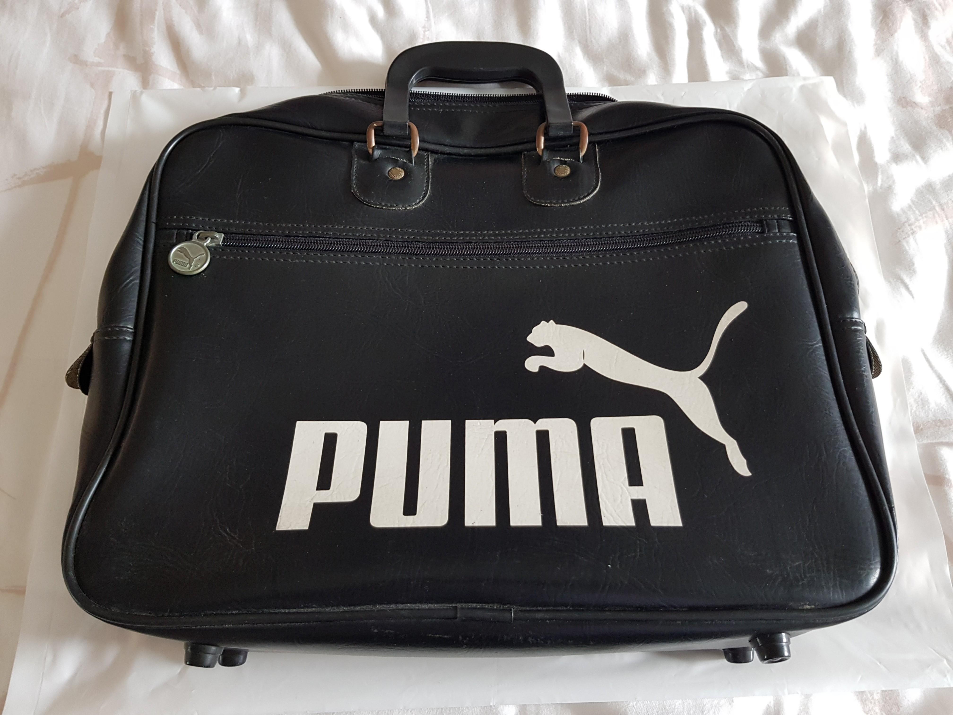 PUMA retro leather bag, Men's Fashion 