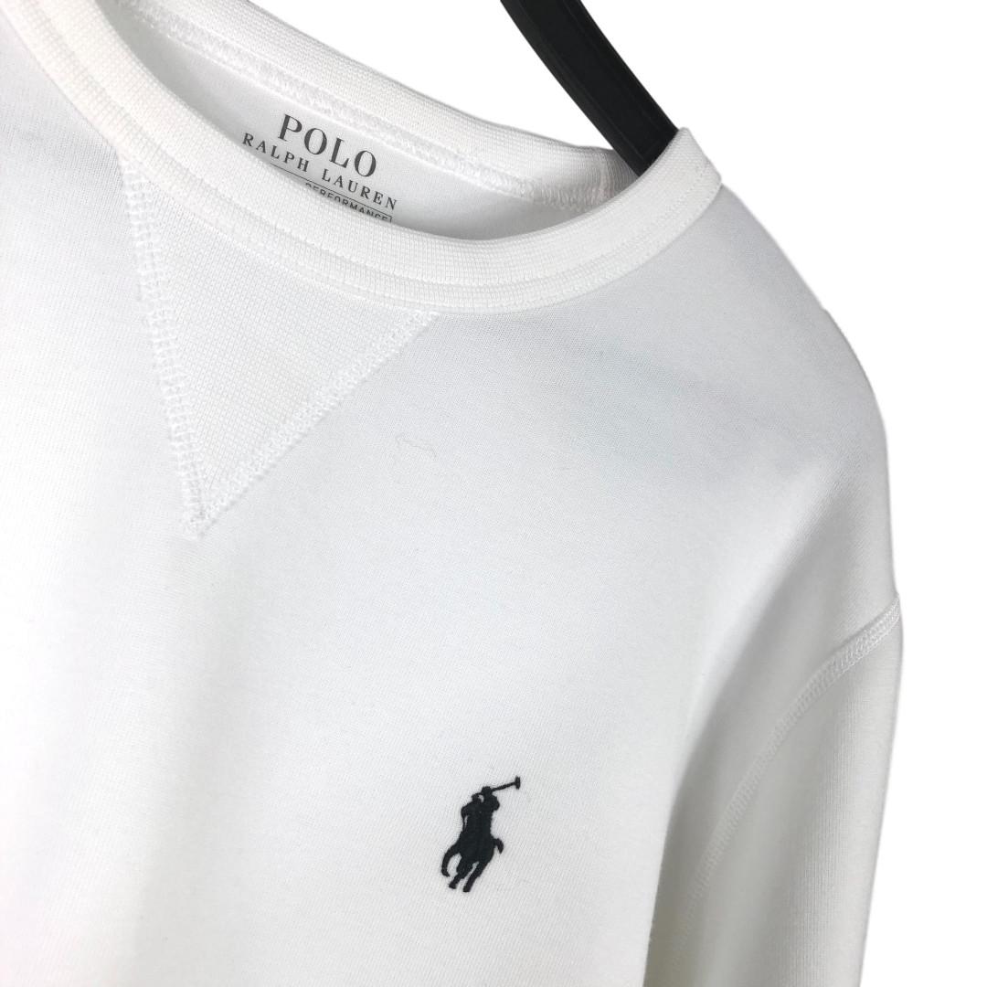 White polo sweatshirt hot sale