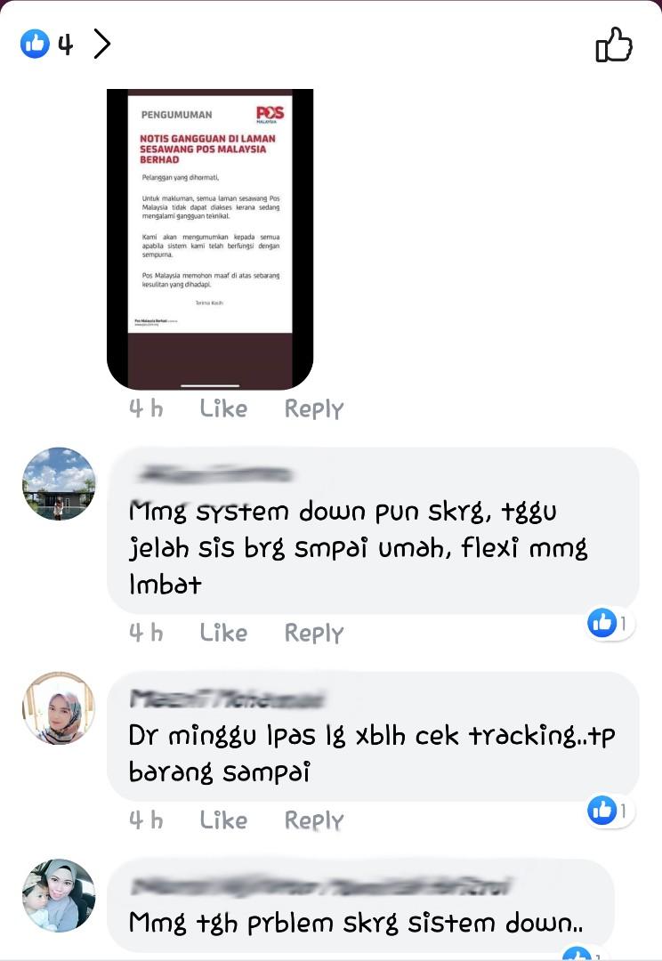 Sistem Tracking Poslaju Down Everything Else Others On Carousell