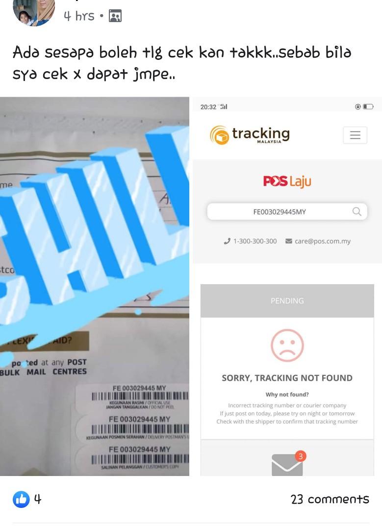 Cek Tracking Pos Laju : Pos Laju Tracking Parcel Monitor ...