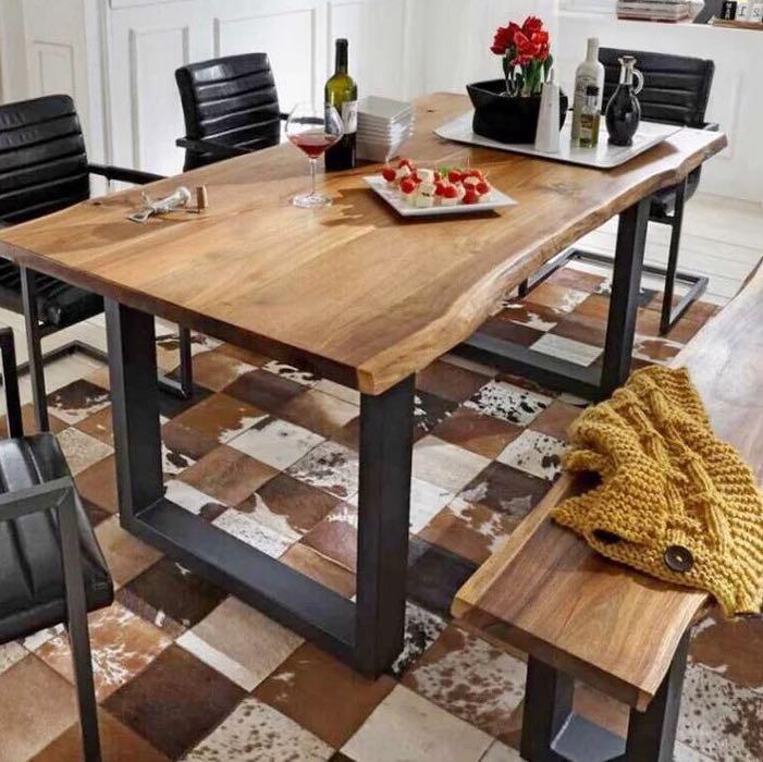 Solid Wood Dining Table Bench Made To Order Furniture Tables Chairs On Carousell