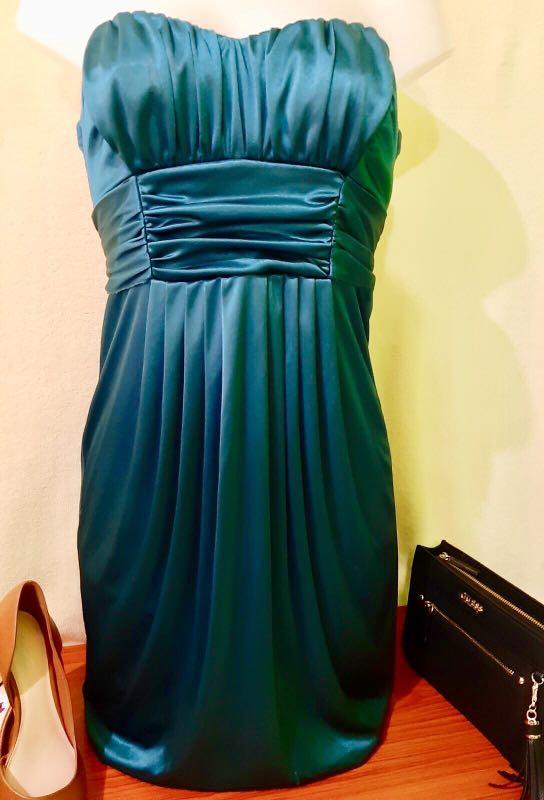 Teeze Me Dark Blue Green Cocktail Dress Women S Fashion
