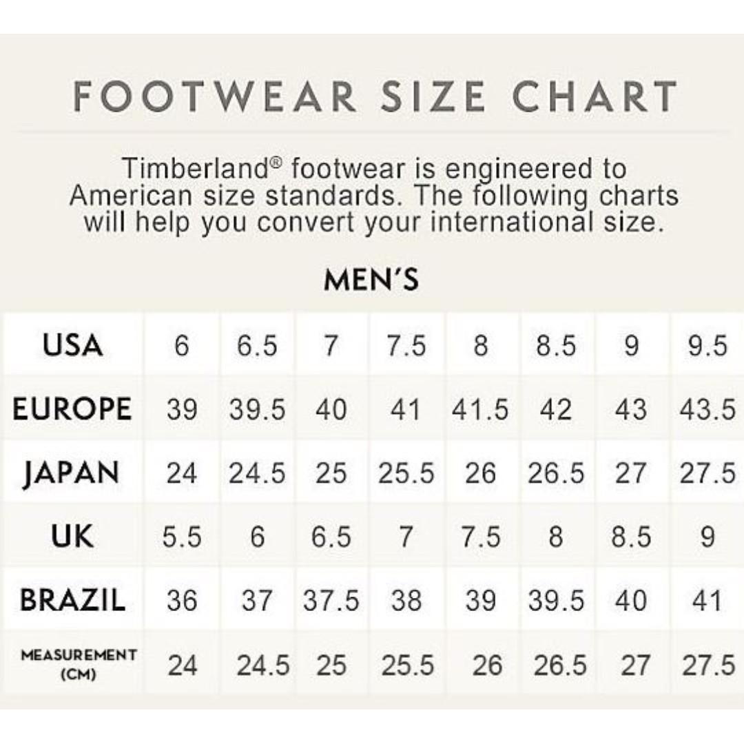 9w timberland size on sale