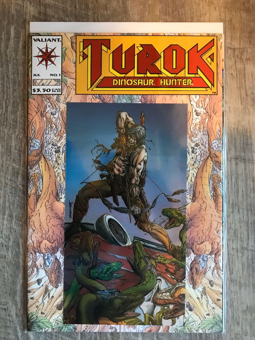 Turok Dinosaur Hunter 1 Valiant 1993 Chrome Cover Hobbies Toys