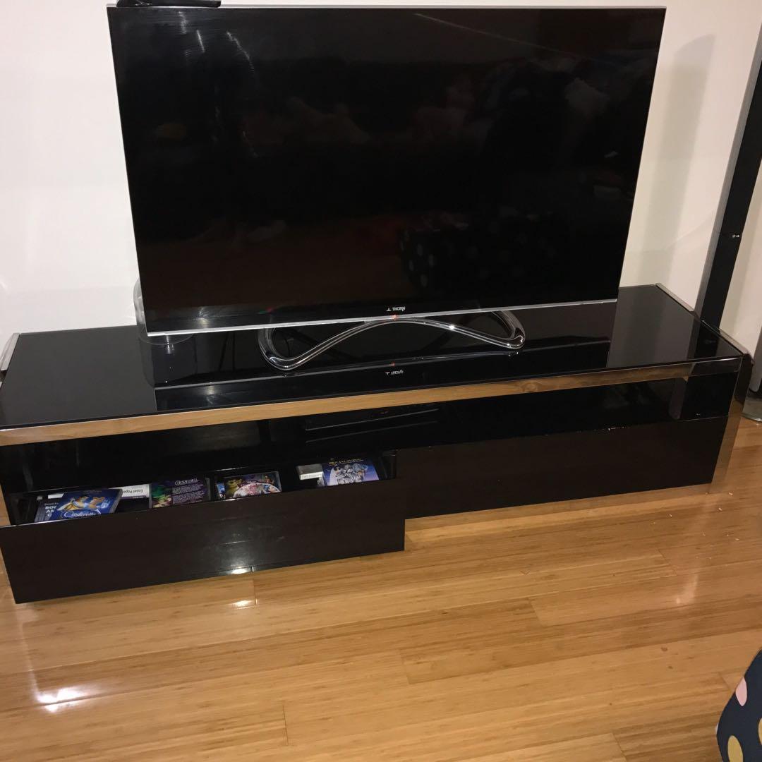 Tv Unit Contemporary Design Harvey Norman In Black, Home & Furniture